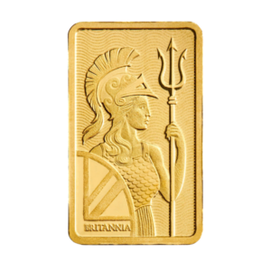 1 gram The Royal Mint Britannia .9999 Gold Bar (In Assay)