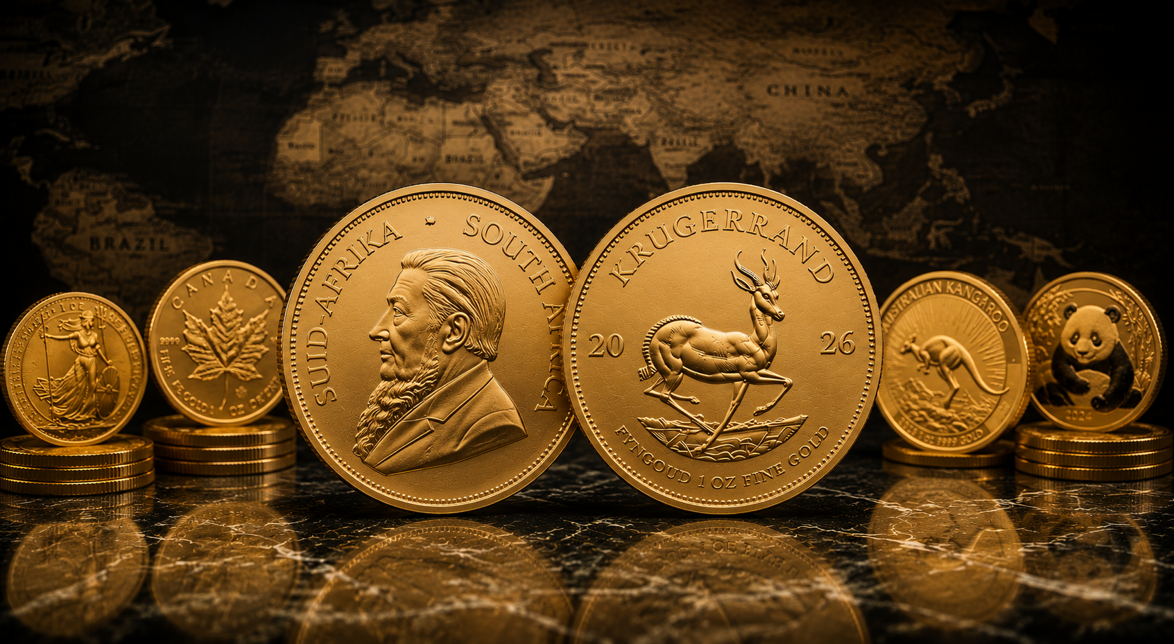 Buy Gold Krugerrands OR International Gold Bullion