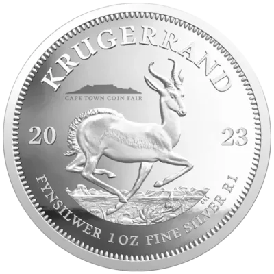1 oz Cape Town Coin Fair Mint Mark Proof Silver Krugerrand 2023