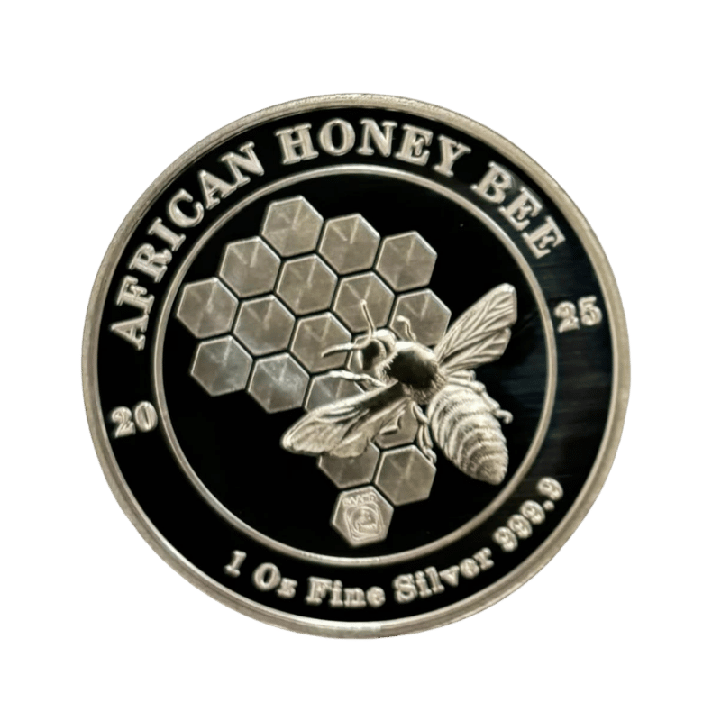 1 oz African Honey Bee Round 99.99% (High Purity)