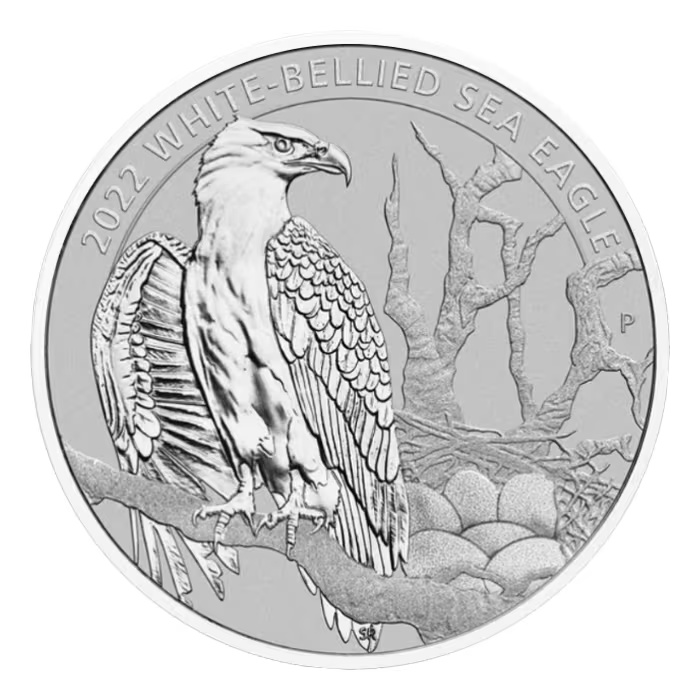 1/2 oz Australian White-Bellied Sea Eagle Platinum Coin - Image 2