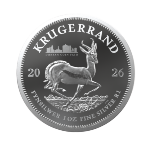 1 oz Durban Coin Fair Mint Mark Proof Silver Krugerrand 2026 (Mintage: 1000 ONLY)