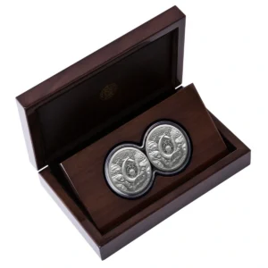2026 BIG 5 Buffalo 2 x 1oz Proof Silver Ag 999 Double Capsule (Free Shipping)